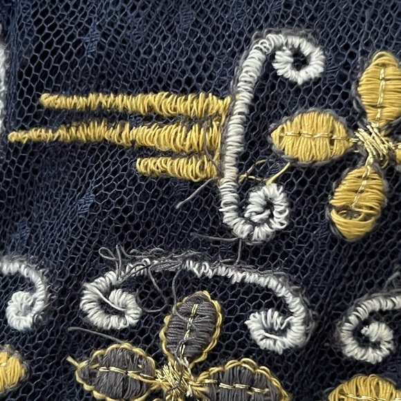 Free People NEW Joyride Sheer Embroidered Lace Top - Picture 11 of 15